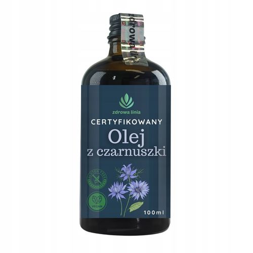 ŚWIEŻY z certyfikatem olej z czarnuszki od Zdrowa Linia na Arena.pl