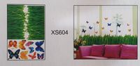 naklejki na ścianę piankowe motyle na łące  xs-604