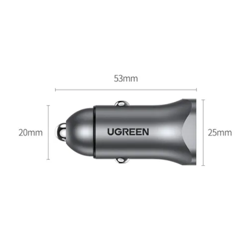 ugreen ładowarka samochodowa usb typ c / usb 24w power delivery quick na Arena.pl
