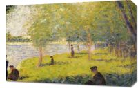 Obraz 60x40cm Study for a Sunday on La Grande Jatte, Seurat