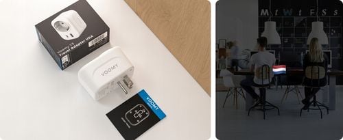 VOOMY Uniwersalna Przejściówka Gniazda USA EU Ładowarka USB i USB-C na Arena.pl