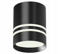 Oprawa Natynkowa Halogenowa Tuba GU10 LED sufitowa spot czarna