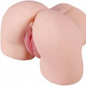 Masturbator Męski Sztuczna Pochwa Realistyczna Pupa Dwukanałowa TPE Sex 2KG