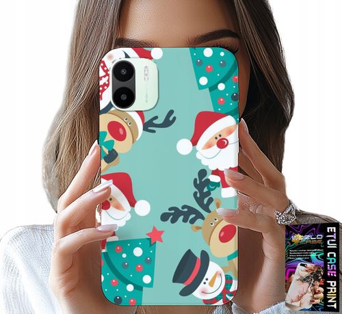 ETUI DO XIAOMI REDMI A1 - MIKOŁAJ, RENIFER BAŁWAN ŚWIĄTECZNE WZORY na Arena.pl