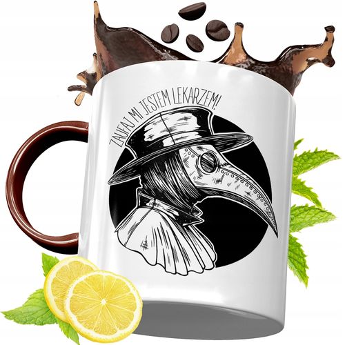 Kubek Bordowy Dla Doktora Na Urodziny Prezent Z Nadrukiem Ze Zdjęciem na Arena.pl