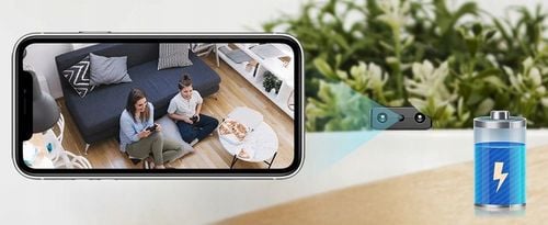 KAMERA IP WIFI Kamera szerokokątna HD WIFI mini Z czytnikiem kart na Arena.pl