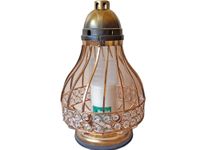 ZNICZ ZNICZE LAMPION NA GRÓB KARAFA VIP ZŁOTO 70+WKŁAD