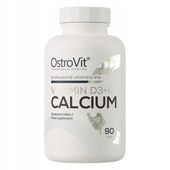 OstroVit Vitamin D3 + K2 + Calcium 90 tabs Witamina D3 2000 + WAPŃ