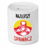 Skarbonka Prezent Dla Spawacza Najlepszy Spawacz Z Nadrukiem Ze Zdjęciem
