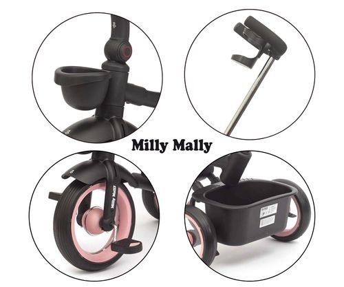 MILLY MALLY 6426 Rowerek trójkołowy Twinkle pink na Arena.pl