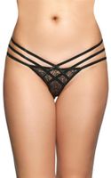 g-string 2492 - black s/m