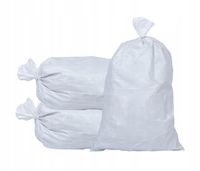 WORKI Na Pasze Gruz 65X105 WOREK Białe na Zboże Węgiel Piasek 50 KG 50 SZT