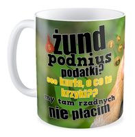 Kubek z nosaczem Żund podnius podatki