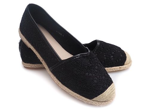 BALERINKI ESPADRYLE A168 CZARNY 36 na Arena.pl