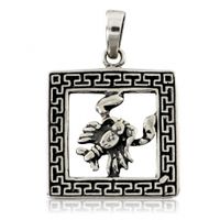 SREBRNY WISIOREK ZNAK ZODIAKU RAK PRÓBA SREBRA 925 GRAWER GRATIS