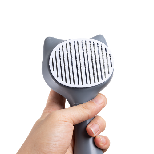 Grzebień do pielęgnacji kota szary ABS 19,2×8,5×4,4cm UNIQ PETS na Arena.pl