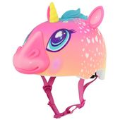 Kask juniorski C-PREME SUPER RAINBOW CORN Pink 48-52 cm