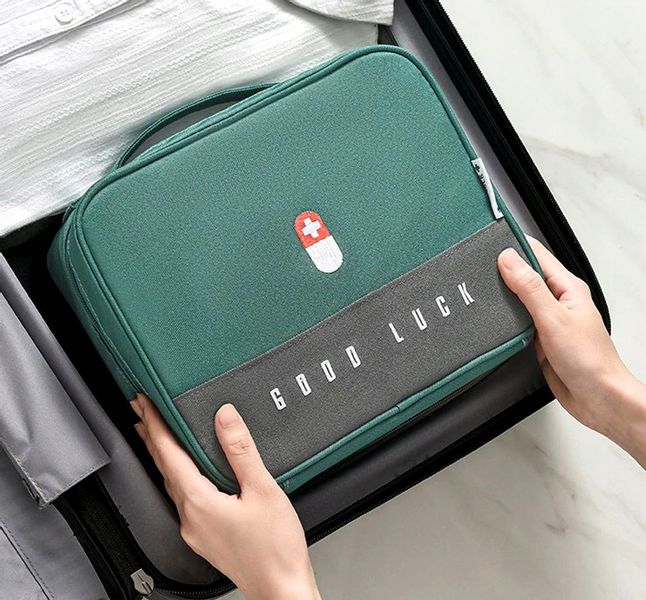 Medyczna Apteczka Organizer Duża Na Leki Podróżna zdjęcie 7