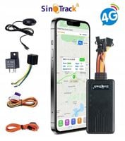 LOKALIZATOR GPS SINOTRACK ST906L ODCIĘCIE PALIWA SOS APP BEZ ABONAMENTU 4G