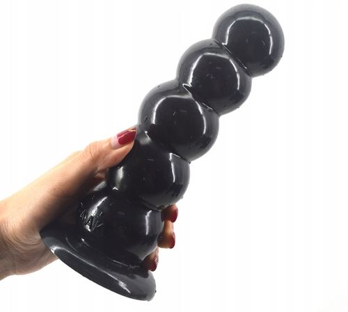 DUŻE DILDO INTYMNE BUTT PLUG KOREK MASAŻ UNISEX KULKI ANALNE na Arena.pl