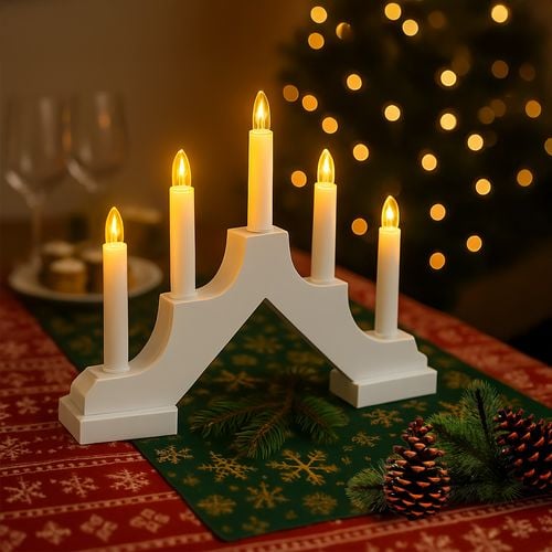 świecznik adwentowy 5 led świąteczny latarenka święta timer baterie jumi na Arena.pl