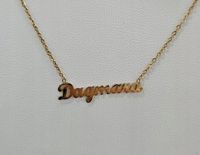 Złota Celebrytka Stal Chirurgiczna Imię Dagmara