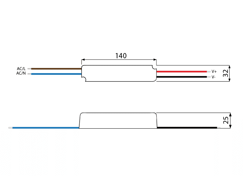 Zasilacz 24V/1A CV IP67 20W GPV-20-24 GPV zdjęcie 4