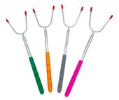 widelec kij teleskopowy do ogniska pieczenia kiełbasek 4 szt.