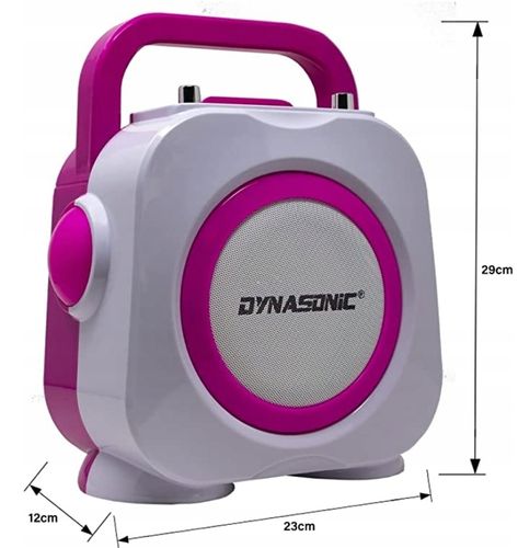 Zestaw do Karaoke DYNASONIC DK-201 Oświetlenie RGB na Arena.pl