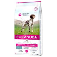 eukanuba dog dry premium working & endurance chicken bag 15kg