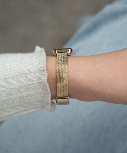 Zegarek damski Daniel Wellington Quadro Pressed Evergold 20 DW-DW00100557 na Arena.pl