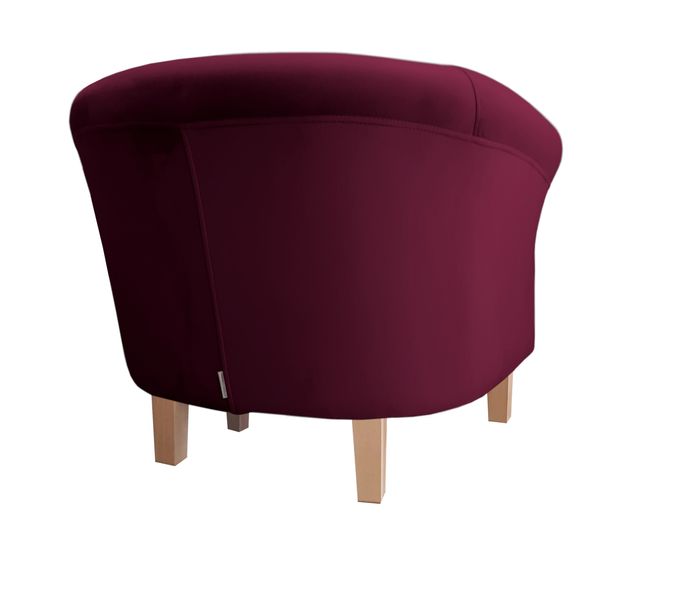 Fotel Milo nogi buk śliwka MG02 zdjęcie 4