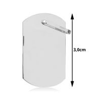 SREBRNY NIEŚMIERTELNIK WOJSKOWY PRÓBA SREBRA 925 GRAWER GRATIS!