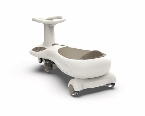 jeździk grawitacyjny Arti LED i wózek do jeździka - beżowy na Arena.pl