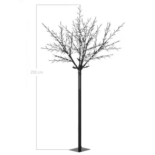 DRZEWKO ŚWIĄTECZNE KWITNĄCE LED BIAŁE 250cm na Arena.pl