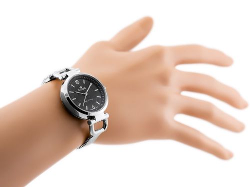 ZEGAREK G. ROSSI - LESTI - 3652B (zg772b) - silver/black + BOX na Arena.pl