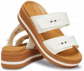 Damskie Klapki Koturn Crocs Brooklyn Woven Buckle 209978 41-42