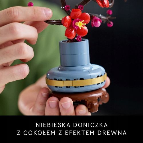LEGO ICONS Kwiat Śliwy 10369 - Kwiaty dla Dziewczyny Klocki + Torba prezent na Arena.pl