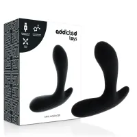 addicted toys masażer prostaty czarny 30 trybow wibracji usb 12,5cm