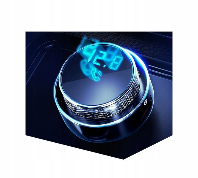 3mk Hyper Car Transmiter FM LED Bluetooth 2x USB zdjęcie 2
