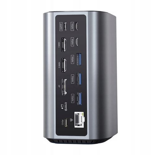 Blitzwolf BW-TH15 Stacja dokująca 17w1 3xUSB 3.0 4xUSB-C RJ45 micro SD PD na Arena.pl