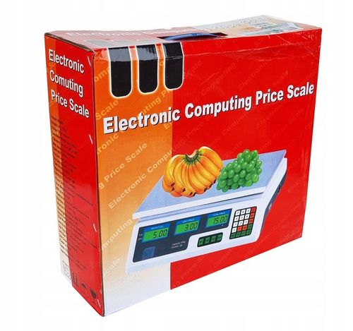 ELEKTRONICZNA WAGA SKLEPOWA LCD KALKULACYJNA 40 kg na Arena.pl