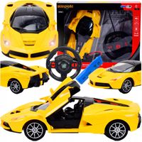 AUTO SPORTOWE SAMOCHÓD RC ZDALNIE STEROWANE NA PILOT ŚWIECI DŹWIĘK + AKU