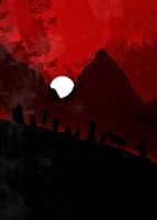 Władca Pierścieni Vintage Poster v2 - plakat 29,7x42 cm