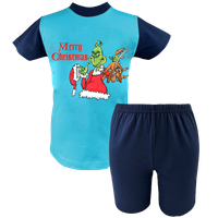 Krótka Piżama dziecięca - Grinch kradnie Święta