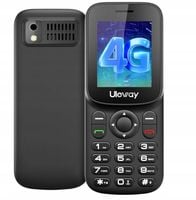 Telefon komórkowy dla seniorów do dzwonienia USB-C czarny Uleway 4G T185
