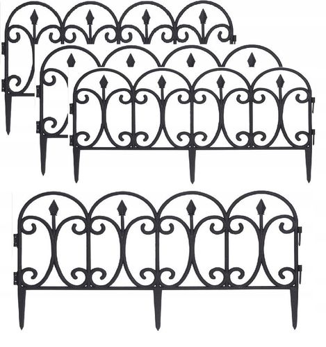 PŁOT PŁOTEK OGRODOWY PALISADA 4SZT 240CM OBRZEŻE na Arena.pl