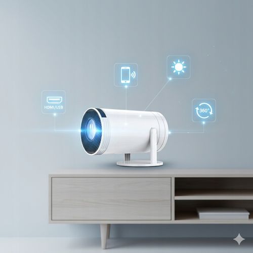 MINI PROJEKTOR PRZENOŚNY DreamCatcher Z40 RZUTNIK FULL HD 4000 LM na Arena.pl