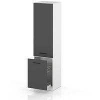 słupek kuchenny stojący 60cm szafka modułowa cargo s60 spremium szary mat