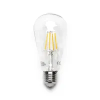 Żarówka LED Filament ST64 E27 4W=41W 480lm ciepła do salonu energiooszczędna